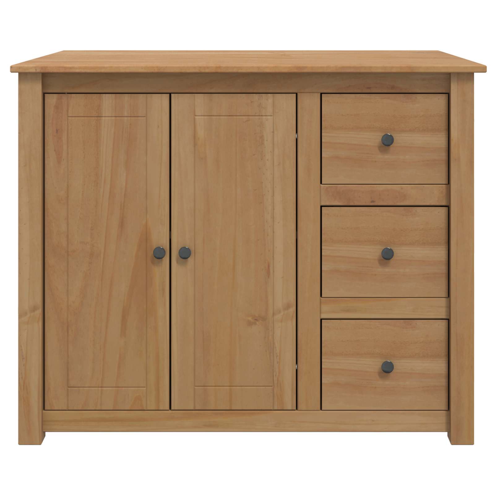 Küchentrolley mit Tür PANAMA 2 pcs Honigwachs 112 x 77 x 90 cm