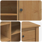 Küchentrolley mit Tür PANAMA 2 pcs Honigwachs 112 x 77 x 90 cm