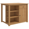 Küchentrolley mit Tür PANAMA 2 pcs Honigwachs 112 x 77 x 90 cm