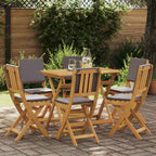 Außen Bistro-Stühle mit Kissen 6 pcs Dunkelgrau 38 x 46 x 85 cm