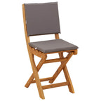 Außen Bistro-Stühle mit Kissen 6 pcs Dunkelgrau 38 x 46 x 85 cm