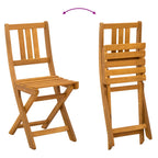 Außen Bistro-Stühle mit Kissen 6 pcs Dunkelgrau 38 x 46 x 85 cm