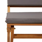 Außen Bistro-Stühle mit Kissen 8 pcs Dunkelgrau 38 x 46 x 85 cm