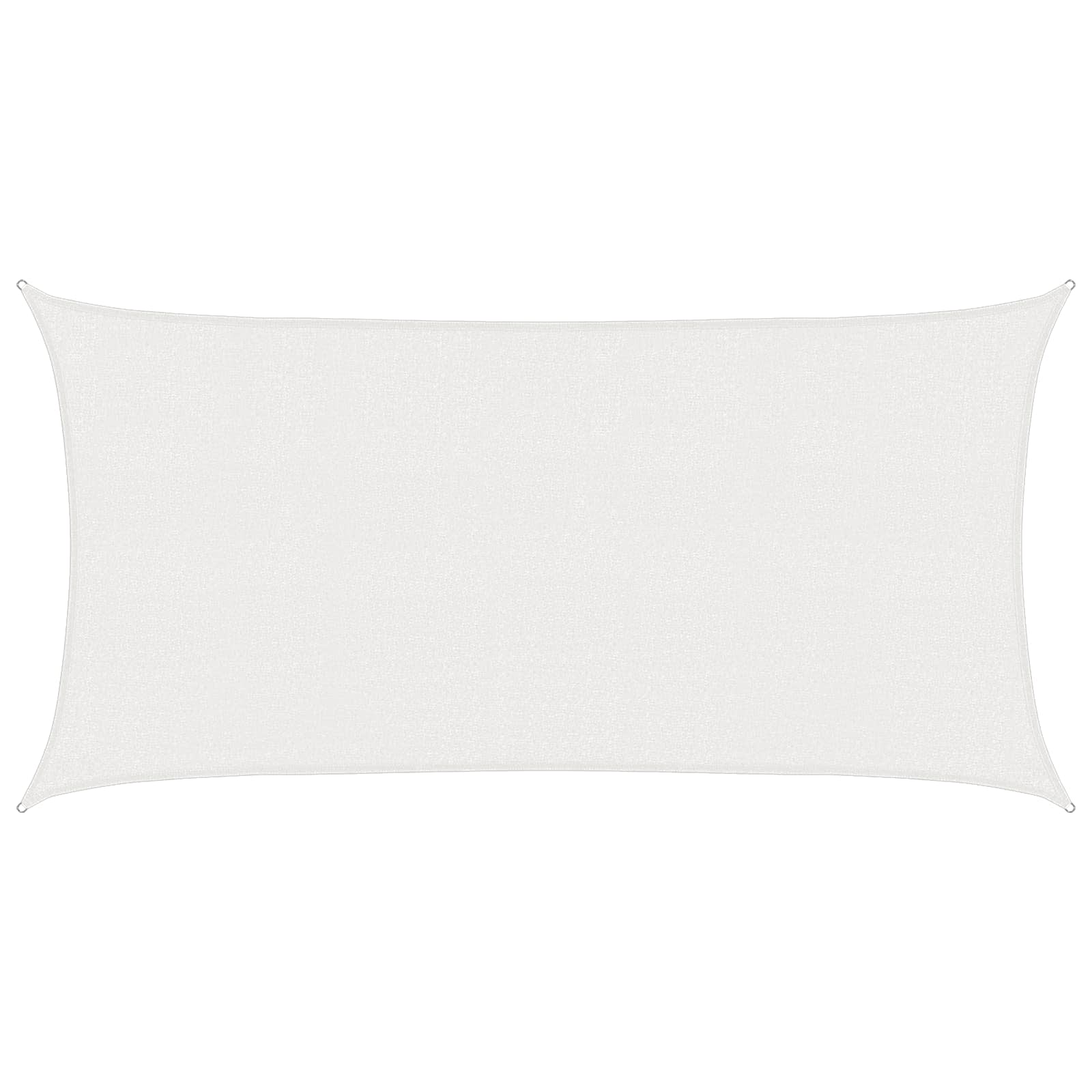Sonnensegel Weiß 2,5 x 6 m HDPE