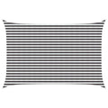 Sonnensegel Anthrazit und Weiß 3 x 4,5 m HDPE