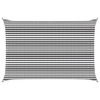Sonnensegel Anthrazit und Weiß 4 x 6 m HDPE