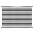 Sonnensegel Anthrazit und Weiß 5 x 6 m HDPE