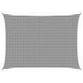 Sonnensegel Anthrazit und Weiß 5 x 7 m HDPE