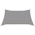Sonnensegel Anthrazit und Weiß 3 / 4 x 2 m HDPE