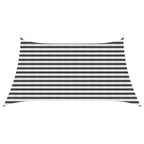 Sonnensegel Anthrazit und Weiß 3 / 4 x 2 m HDPE