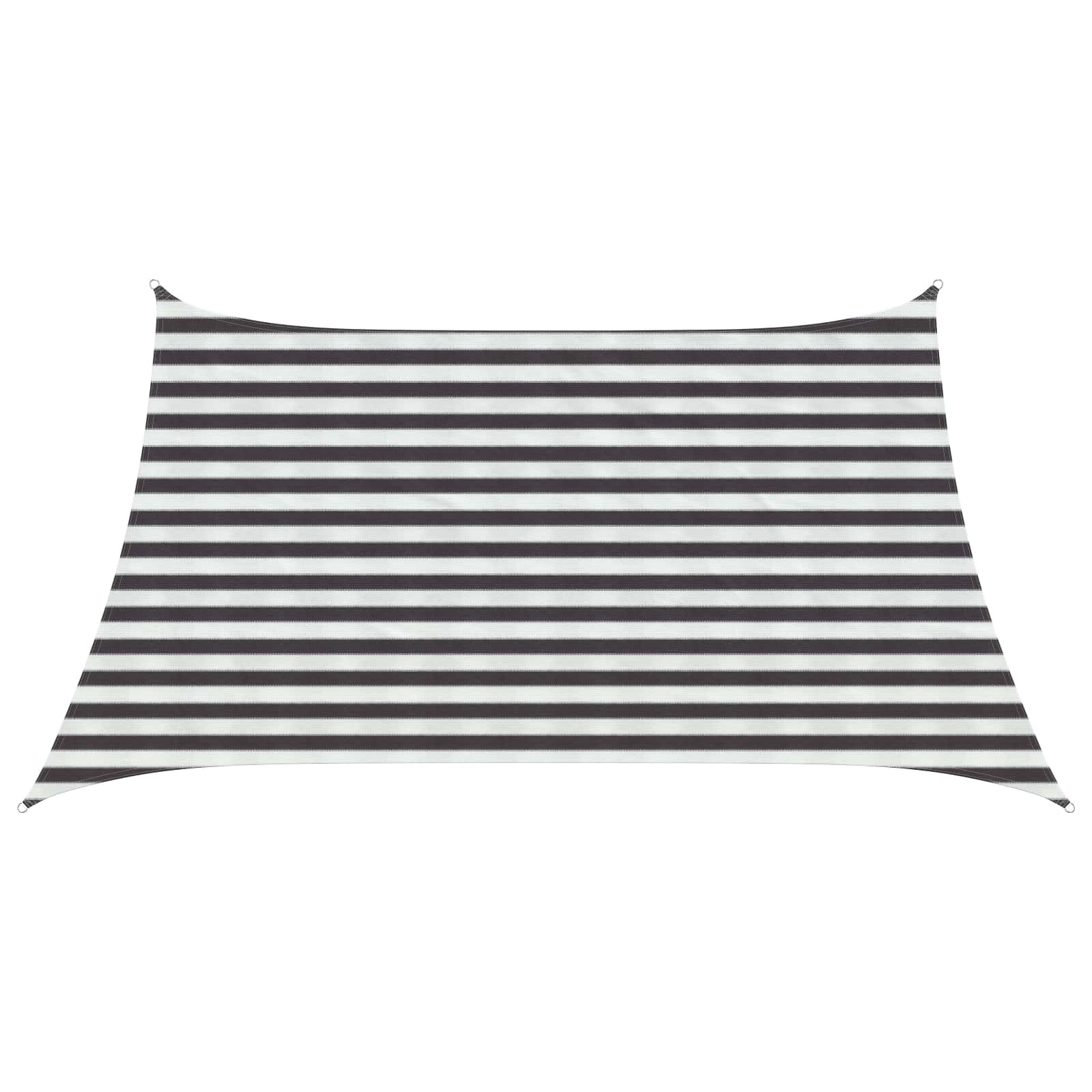 Sonnensegel Anthrazit und Weiß 3 / 4 x 2 m HDPE