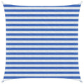 Sonnensegel Blau und Weiß 2 x 2 m HDPE