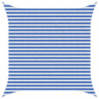 Sonnensegel Blau und Weiß 3,6 x 3,6 m HDPE