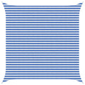 Sonnensegel Blau und Weiß 4,5 x 4,5 m HDPE