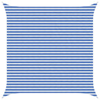 Sonnensegel Blau und Weiß 4,5 x 4,5 m HDPE