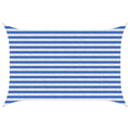 Sonnensegel Blau und Weiß 2 x 3 m HDPE