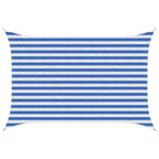 Sonnensegel Blau und Weiß 2 x 3 m HDPE
