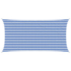 Sonnensegel Blau und Weiß 2,5 x 5 m HDPE