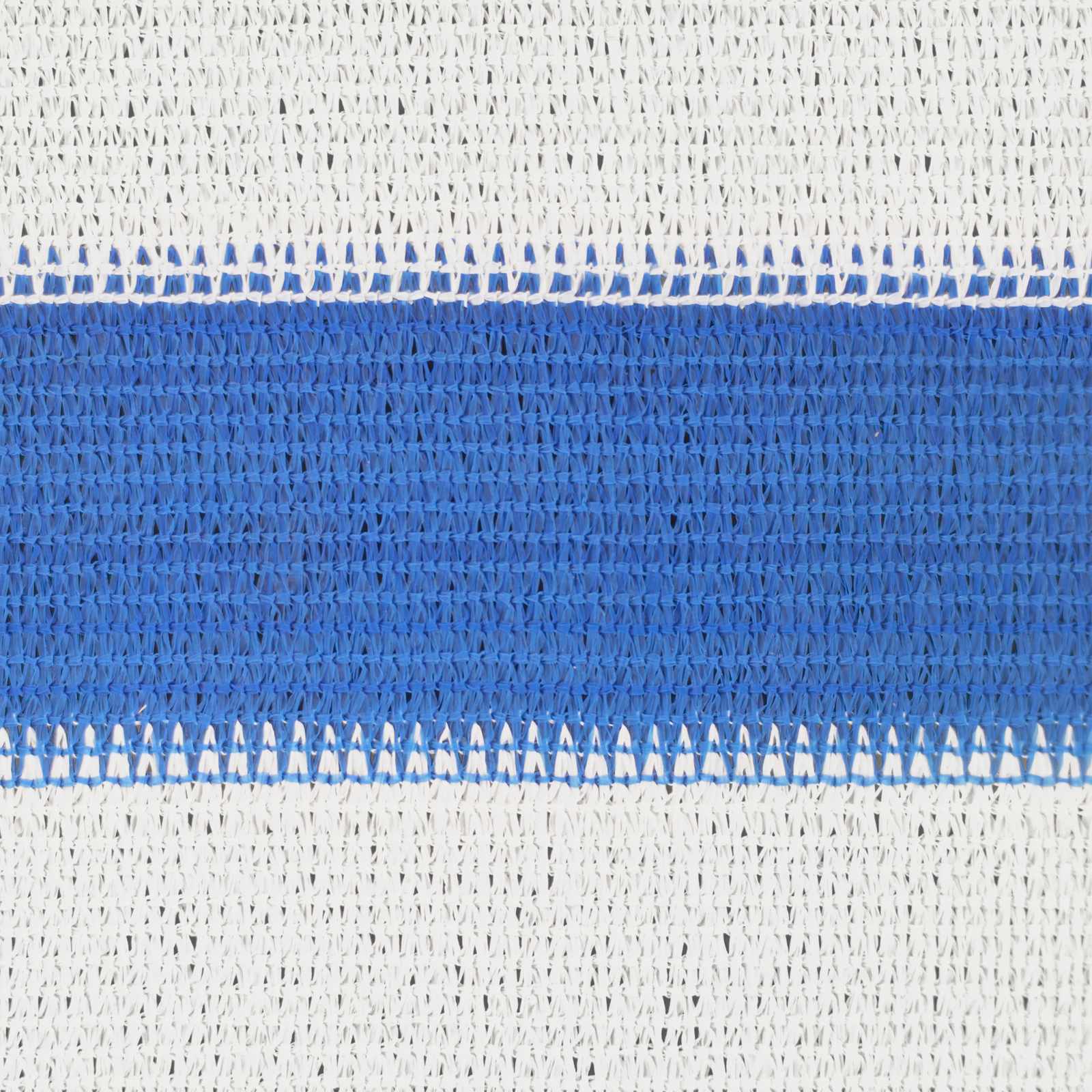 Sonnensegel Blau und Weiß 6 x 7 m HDPE