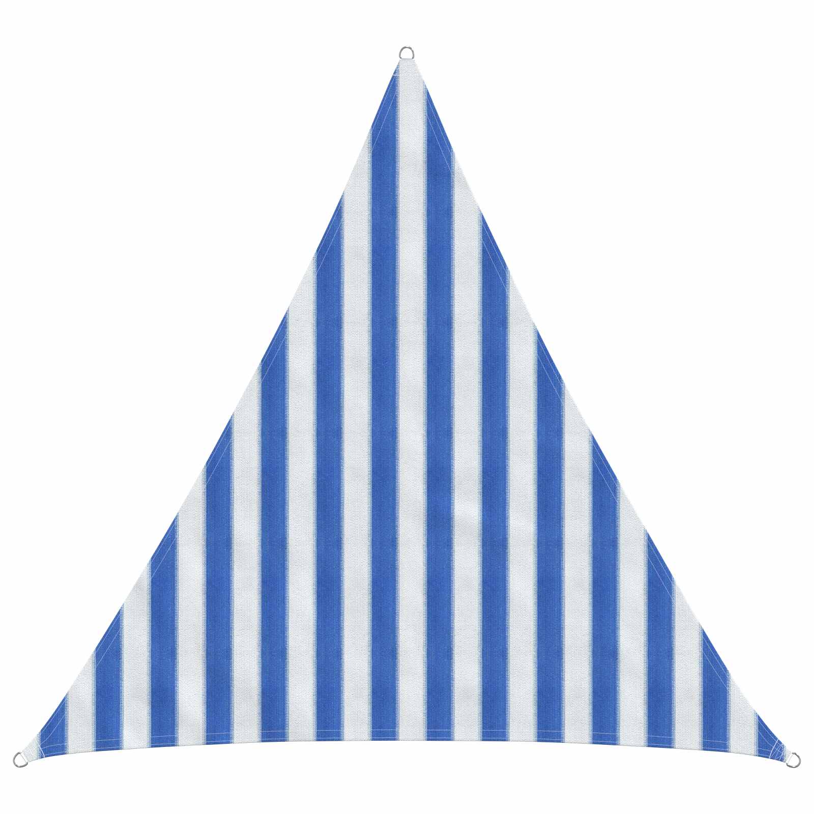 Sonnensegel Blau und Weiß 2 x 2 x 2 m HDPE