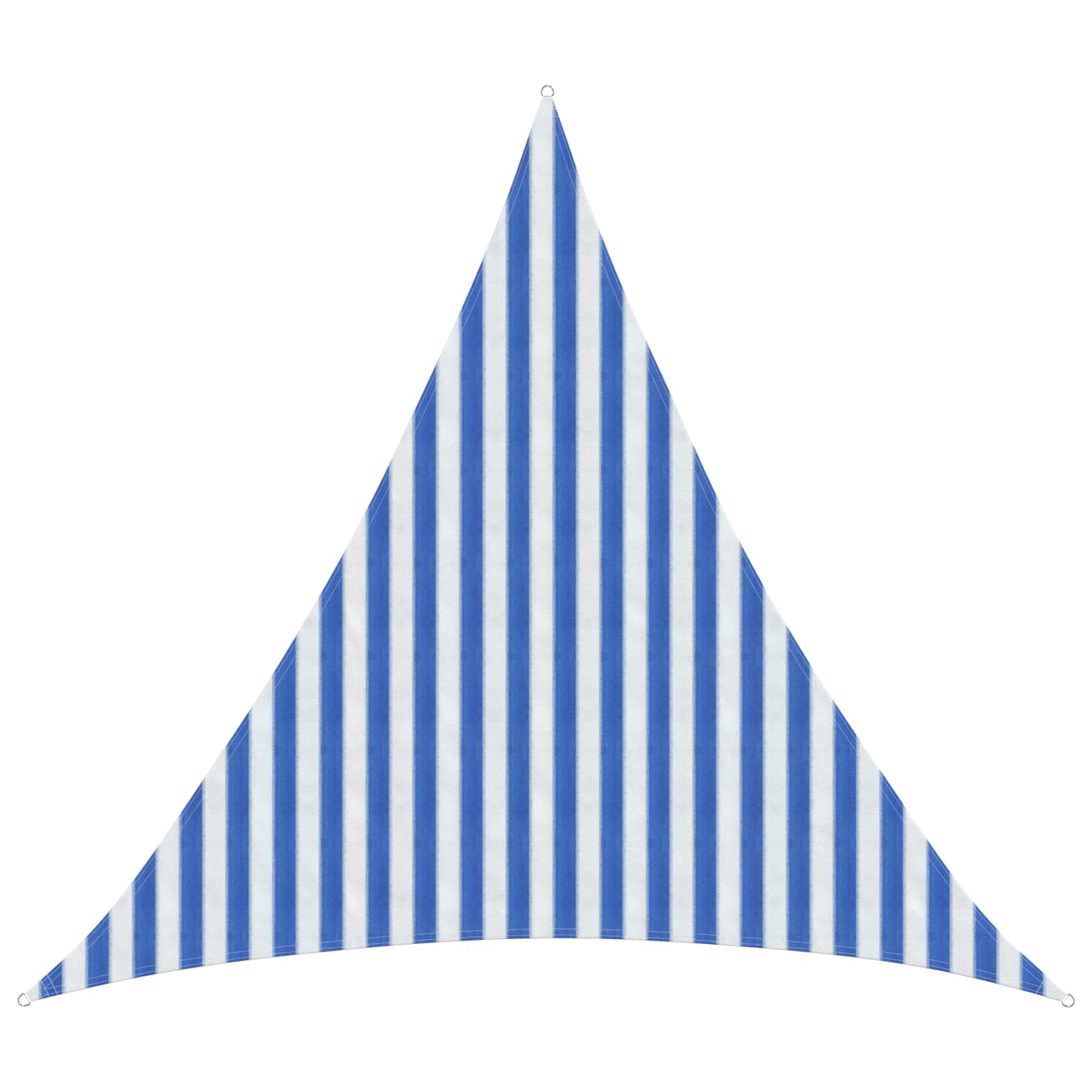 Sonnensegel Blau und Weiß 3 x 3 x 3 m HDPE