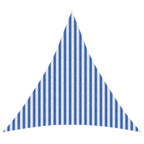 Sonnensegel Blau und Weiß 3,6 x 3,6 x 3,6 m HDPE
