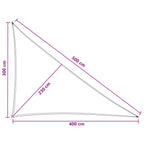 Sonnensegel Blau und Weiß 3 x 4 x 5 m HDPE