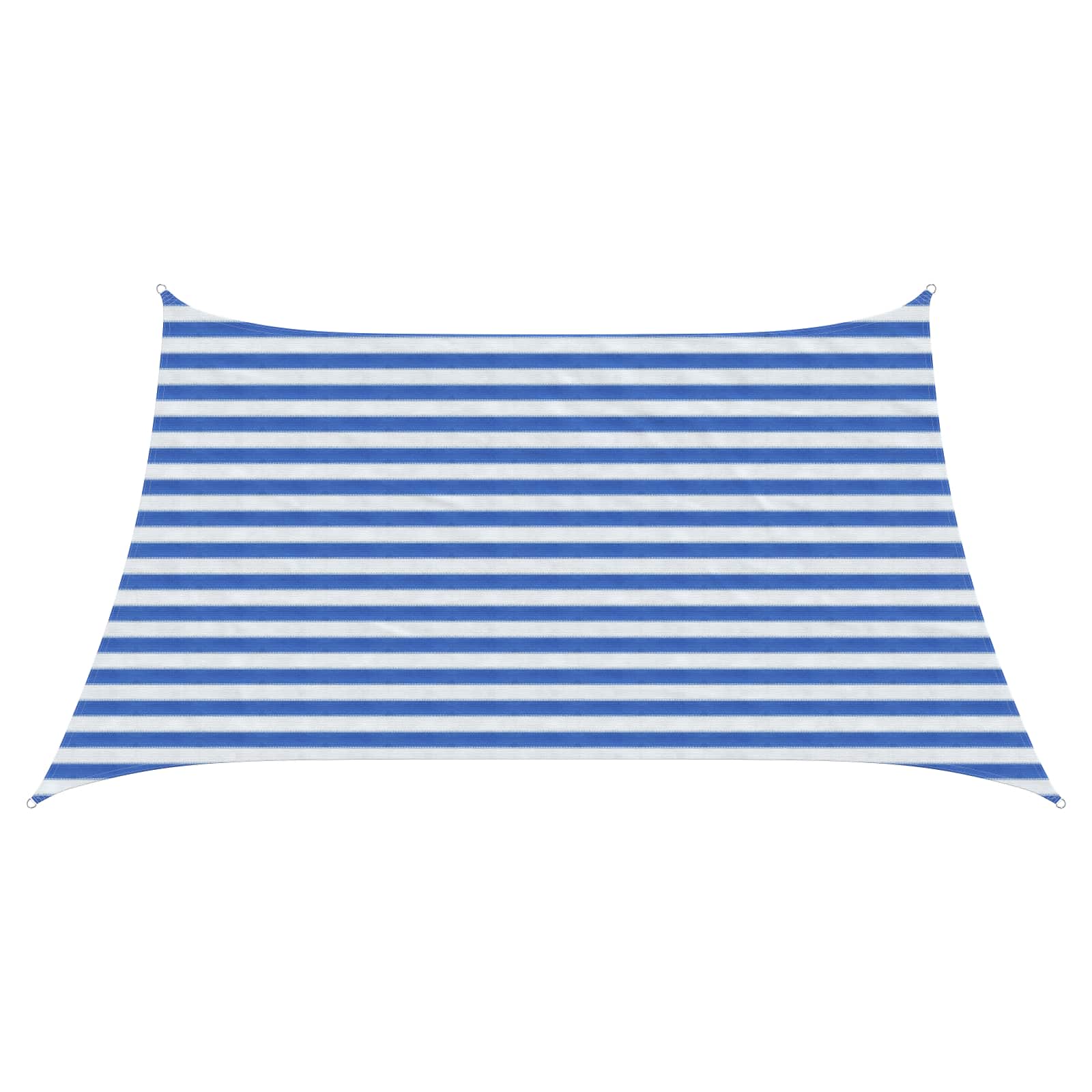 Sonnensegel Blau und Weiß 3 / 4 x 2 m HDPE