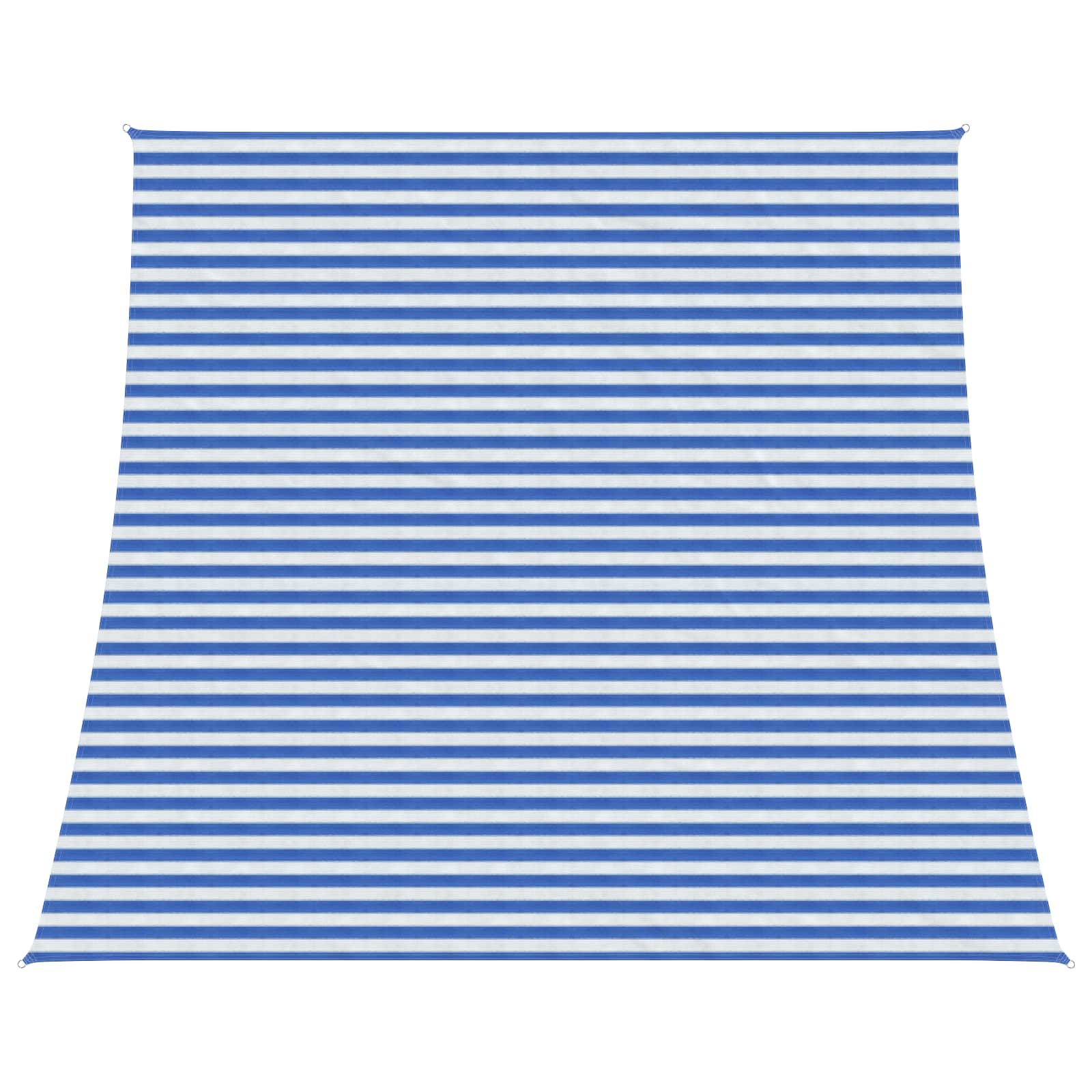 Sonnensegel Blau und Weiß 4 / 5 x 4 m HDPE