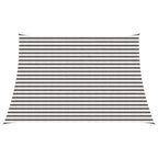 Sonnensegel Hellgrau und Weiß 4 / 5 x 3 m HDPE