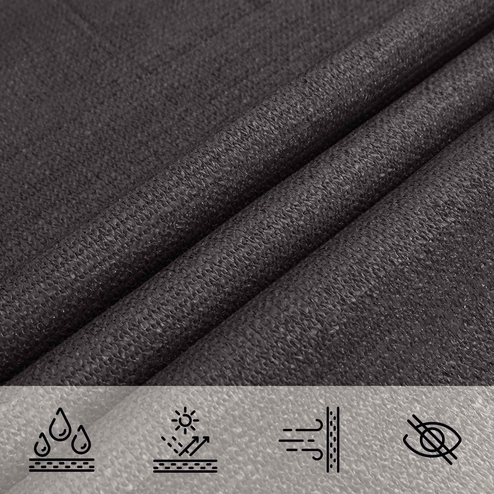 Sonnensegel Anthrazit 2,5 x 6 m HDPE