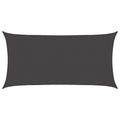Sonnensegel Anthrazit 2,5 x 6 m HDPE