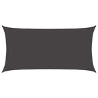 Sonnensegel Anthrazit 2,5 x 6 m HDPE