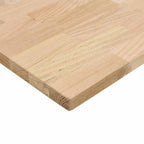 Schreibtisch Weiß und Natur 120 x 60 cm Massivholz Eiche