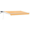Manuelle Gelenkarmmarkise mit LEDs Sand