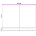 Elektrische ausziehbare Markise Taupe