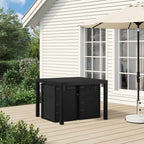 Garten Esszimmerstühle 2 pcs Anthrazit und Creme PP