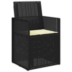 Garten Esszimmerstühle 2 pcs Anthrazit und Creme PP