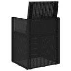 Garten Esszimmerstühle 2 pcs Anthrazit und Creme PP