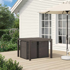 Garten Esszimmerstühle 2 pcs Hellgrau und Anthrazit PP