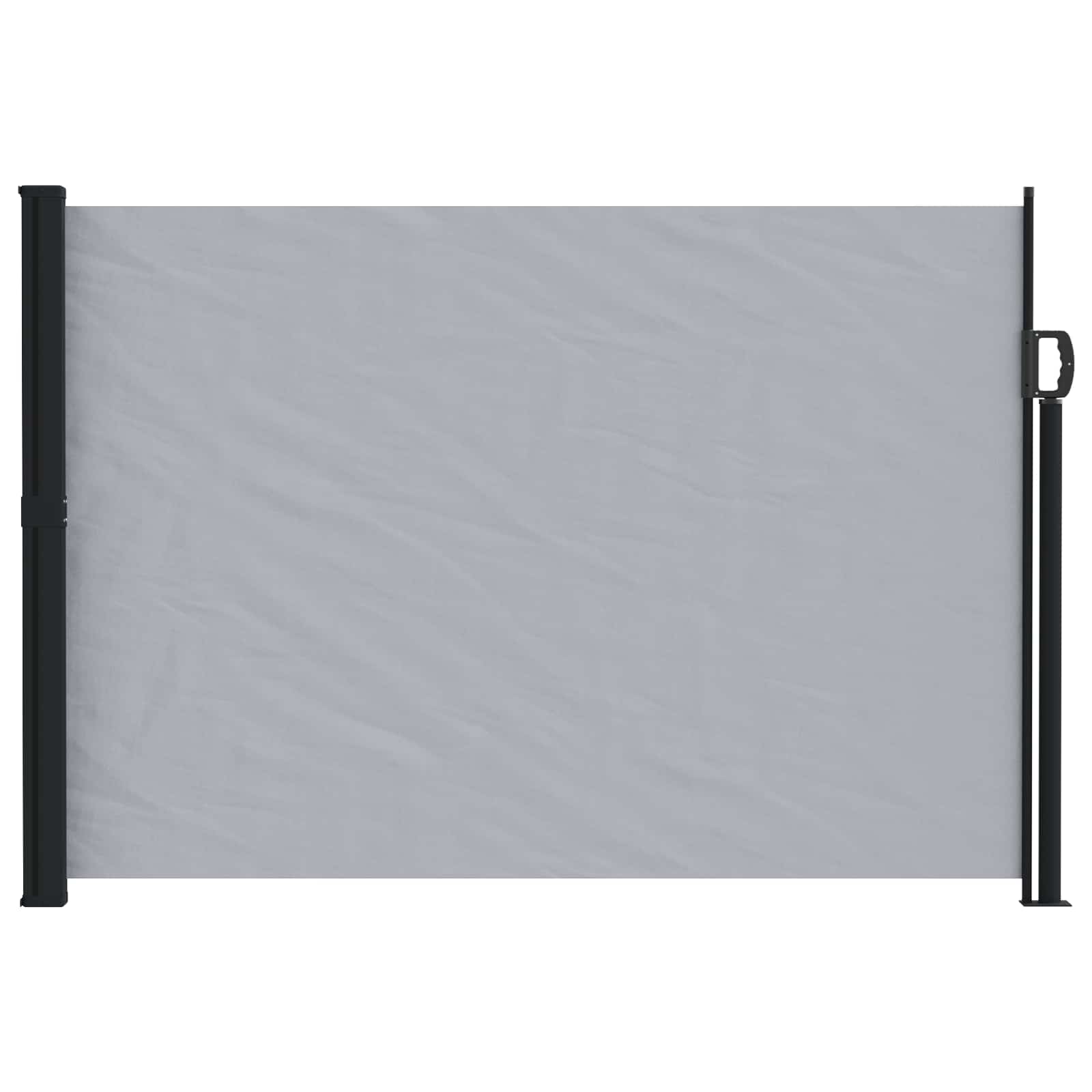 Ausziehbares Seitenmarkise Grau 300 x 170 cm Polyester