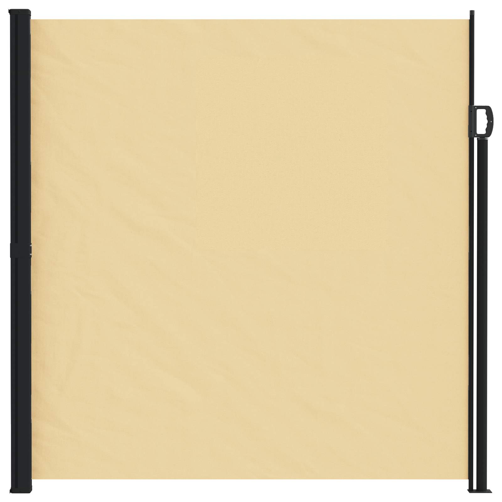 Ausziehbares Seitenmarkise Sand 300 x 200 cm Polyester