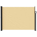 Ausziehbares Seitenmarkise Sand 500 x 120 cm Polyester
