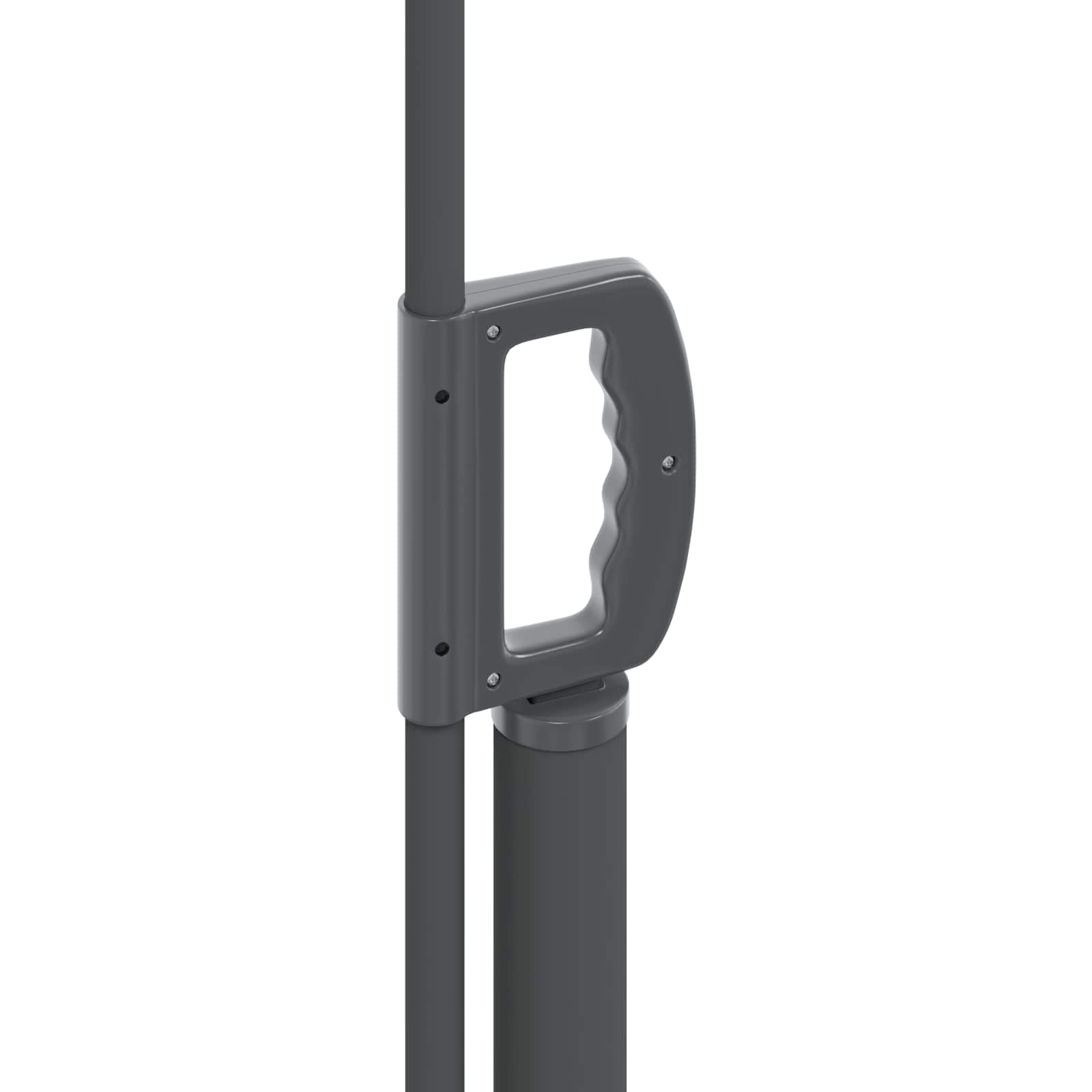 Ausziehbares Seitenmarkise Schwarz 300 x 100 cm Polyester