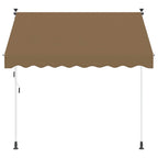 Manuell einziehbare Markise Beige 300 cm