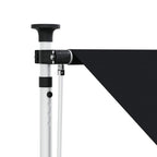 Manuell einziehbare Markise Schwarz 300 cm