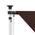 Manuell einziehbare Markise Braun 150 cm