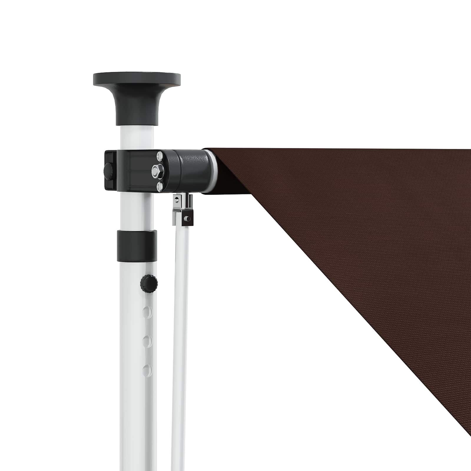 Manuell einziehbare Markise Braun 250 cm
