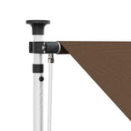 Manuell einziehbare Markise Taupe 100 cm