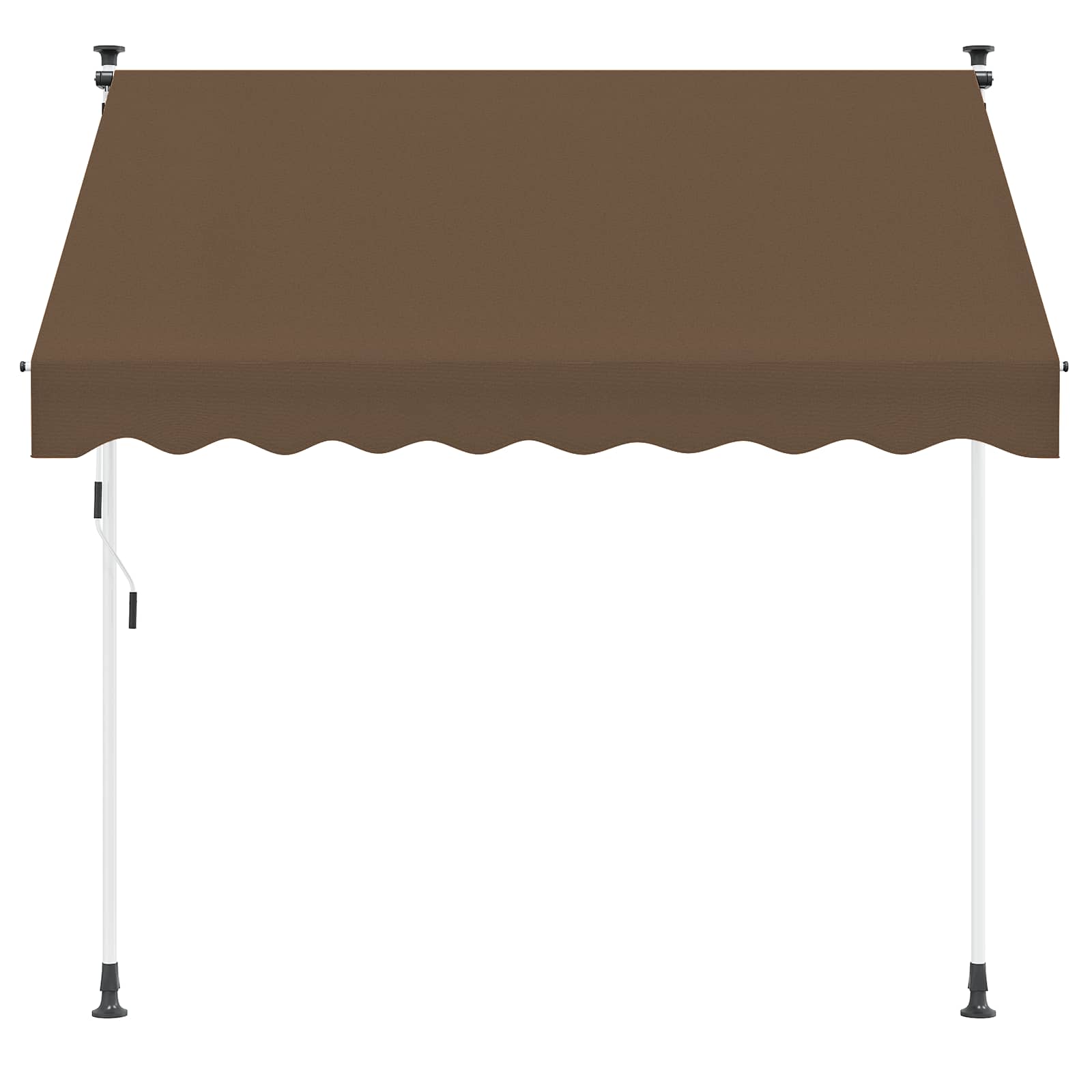 Manuell einziehbare Markise Taupe 100 cm